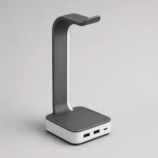 Headset Stand with USB Hub product render